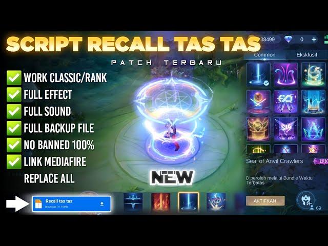 Script Recall Tas Tas - Seal Of Anvil Full Sound No Password | Patch Terbaru