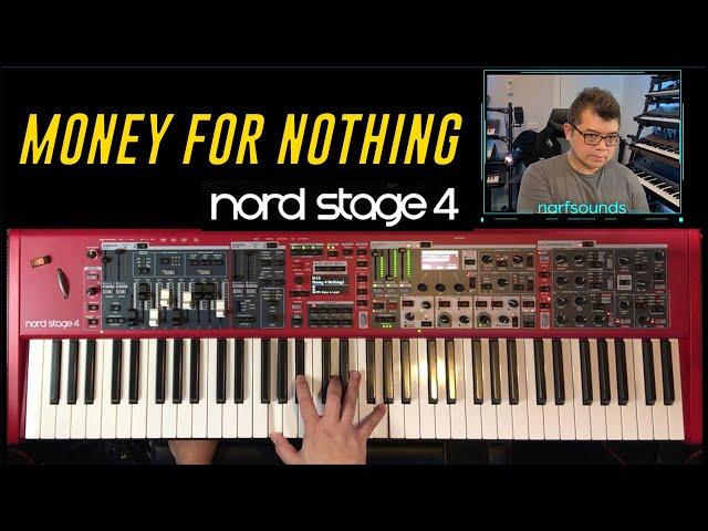 Money For Nothing Dire Straits Nord Stage 4 Keyboard Synth Sounds | Cover Sounds 80s Retro