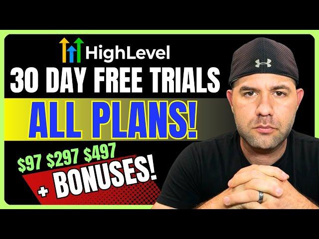 GoHighLevel 30 Day Free Trial Links - ALL PLANS (2024) 