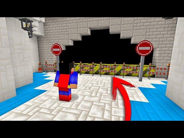 APARECE UN TÚNEL EN EL CENTRO COMERCIAL EN MINECRAFT TROLL 