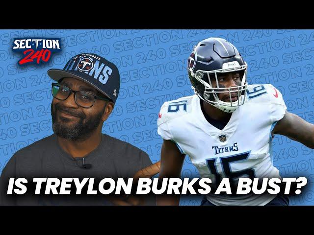 Is it too soon to call Treylon Burks a BUST?