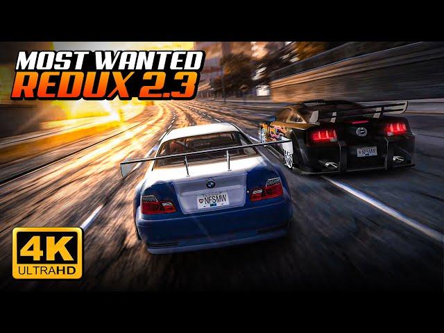 NFS Most Wanted REDUX 2.3 | Ultimate Overhaul, Cars & Graphics Mod in 4K [Re-Upload]