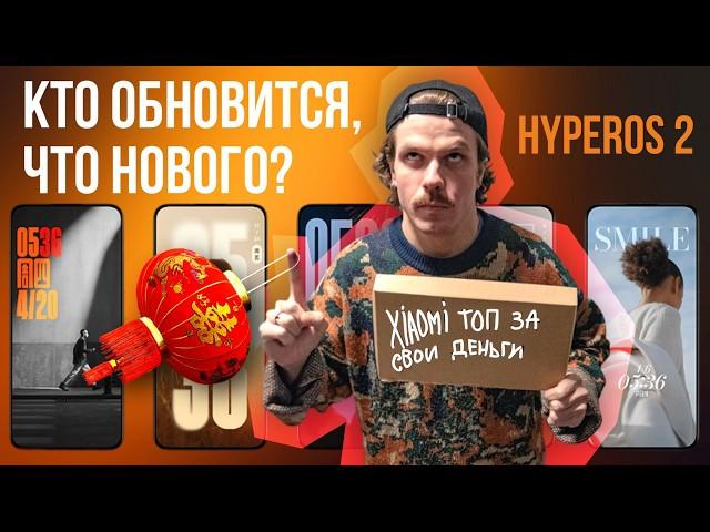 Обзор HyperOS 2 от Xiaomi: кто обновится, что нового