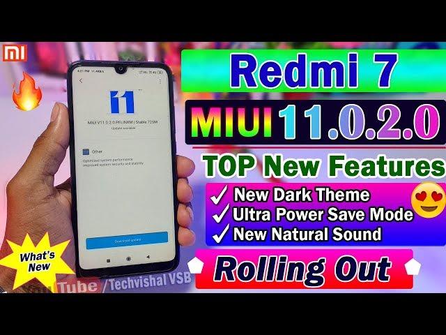 Redmi 7 New MIUI 11.0.2.0 Stable Update Rolling Out | 15+ TOP New Features | Redmi 7 MIUI 11 Update