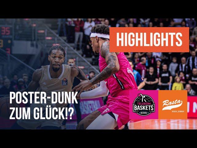 Highlights: Telekom Baskets Bonn - Rasta Vechta (Saison 2024/25) easyCredit BBL | Dyn Basketball