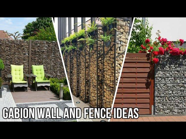 Top Gabion Wall and Fence Ideas For Your Outdoor Area