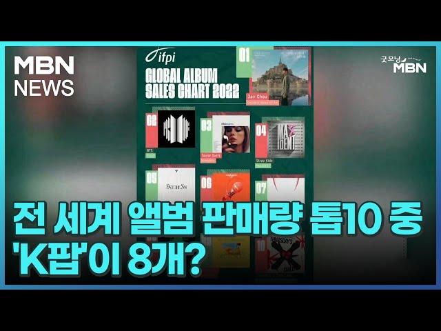 [인터넷 와글와글] 전 세계 앨범 판매량 톱10 중 'K팝'이 8개? [굿모닝 MBN]