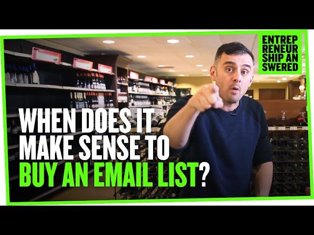 When Does It Make Sense to Buy an Email List?