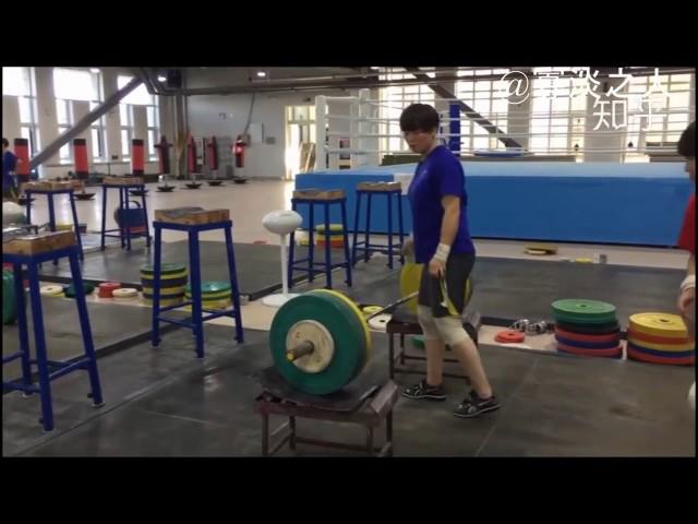 Chinese Weightlifting Junior Power Clean & Power Jerk Training Session 2