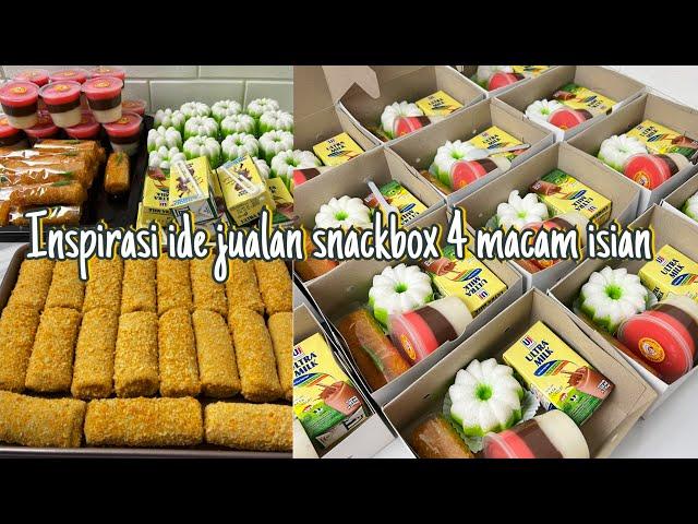 Inspirasi ide jualan  snackbox 4 macam isian