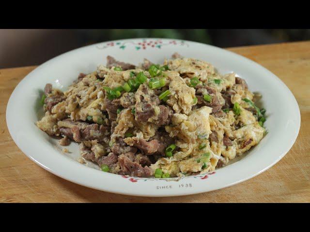 Beef Stir-Fried with Egg - The Laziest Breakfast Recipes - Bodian life