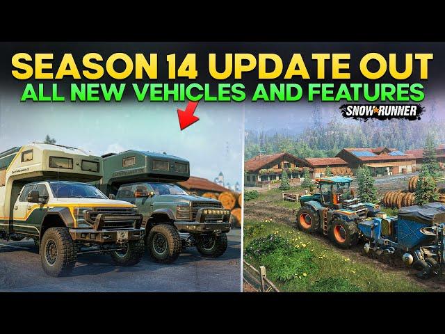 New Season 14 Update Out All Trucks, Features and Region in SnowRunner Everything You Need to Know