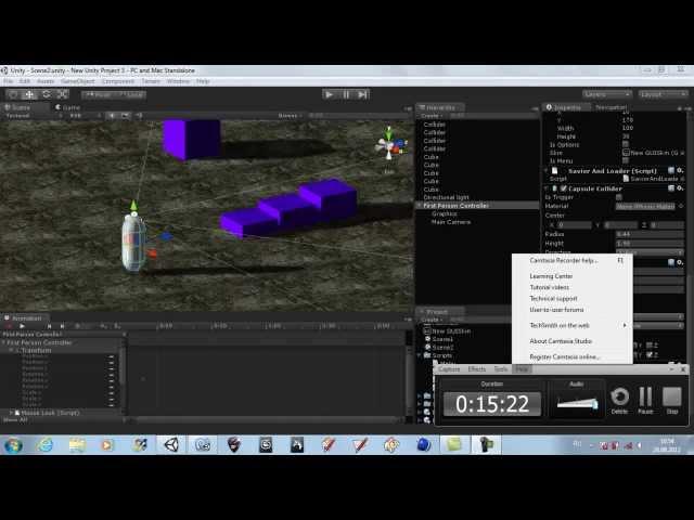 [Unity3D]Создание движения персонажа