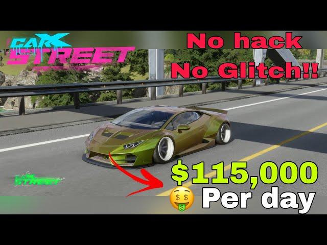 CarX street | How i made $115,000 in just one day without any glitch or hack. Easy method