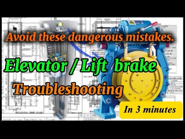 Elevator brake troubleshooting and alignment @axmasterbyalex #elevator #elevatorservice #lift