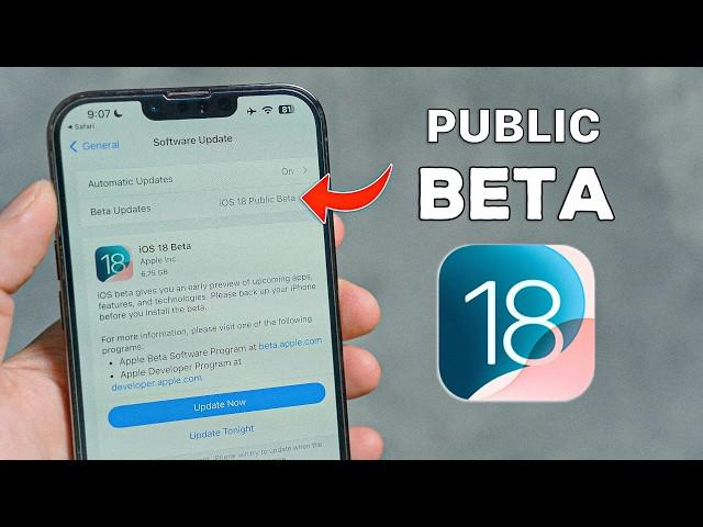 How To Install iOS 18 PUBLIC Beta Profile (EASY METHOD)