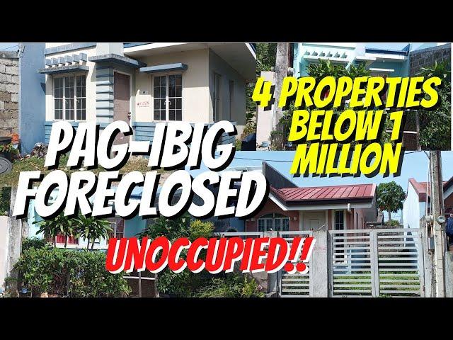 4 NA MURANG UNOCCUPPIED FORECLOSED PROPERTIES | BELOW 1 MILLION | CABUYAO LAGUNA