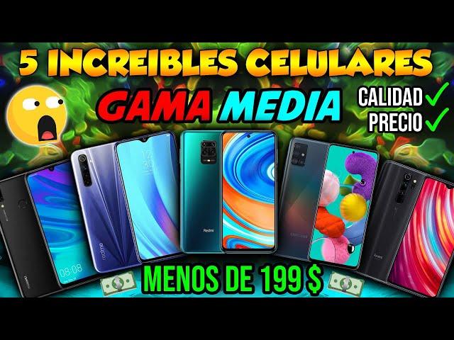 5 MEJORES CELULARES GAMA MEDIA 2020 (Calidad-Precio) Para Comprar | Celulares Baratos y Buenos 2020