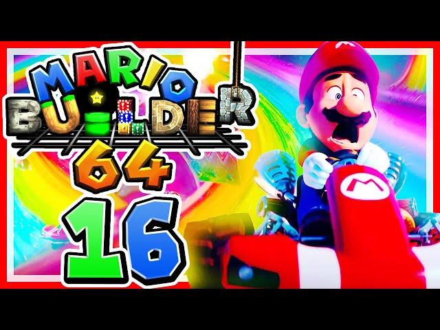 MARIO BUILDER 64 # 16 ️ Rainbow Road Remix & Bit Crusade 6(4) Cursed Chapel!