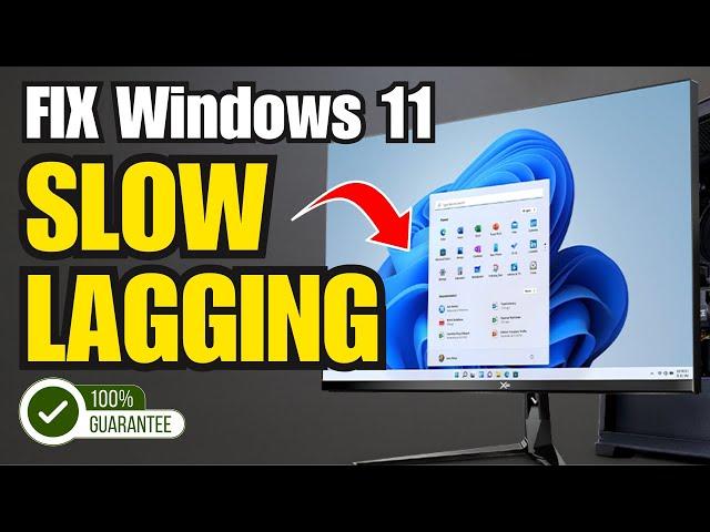 FIX Windows 11 LAGGING and SLOW PROBLEM - 2025 GUIDE