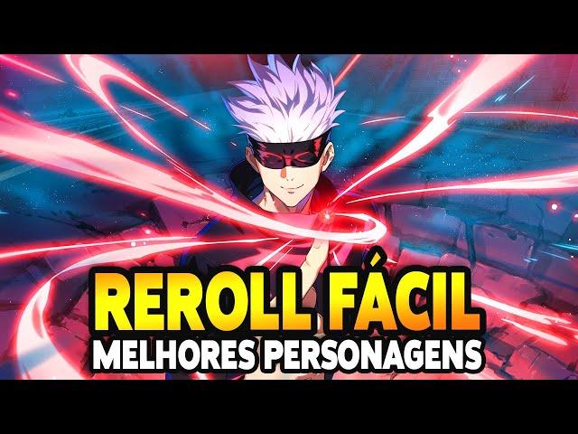 REROLL LIBERADO! Jujutsu Kaisen Phantom Parade MELHORES PERSONAGENS PARA COMEÇAR!