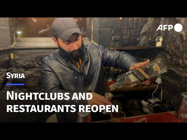 Syrian nightclubs and restaurants reopen cautiously after Islamist takeover | AFP