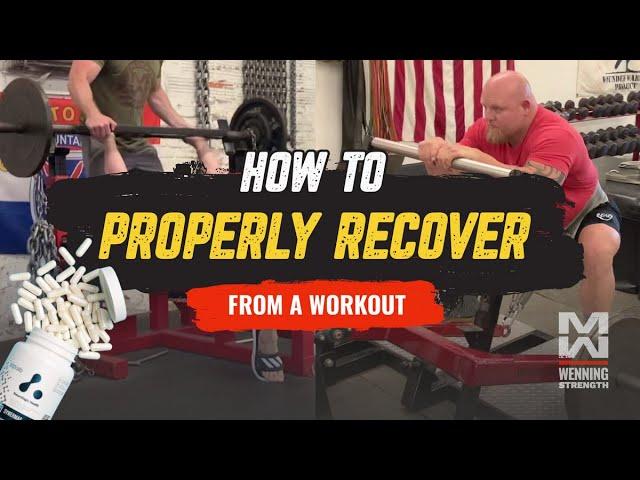 How To PROPERLY Recover And Restore Your Body From A Workout