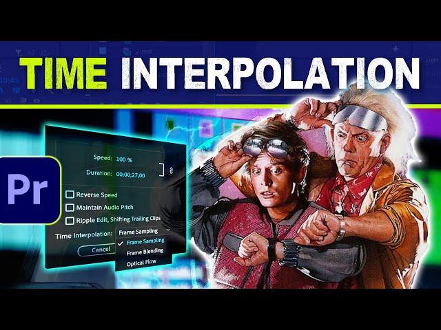 Optical Flow vs Frame Blending vs Frame Sampling | Time Interpolation Tutorial Premiere Pro