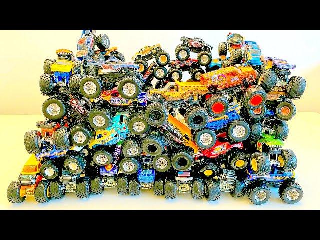 MONSTER JAM STACK-O-RAMA | HOT WHEELS | GRAVE DIGGER | MONSTER TRUCKS | 몬스터 잼 스택 오 라마 | 핫 휠 | 몬스터 트럭