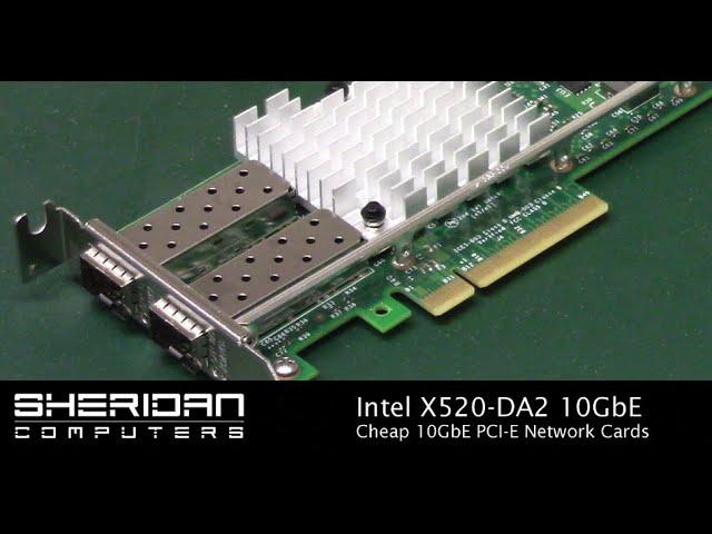 Intel X520-DA2 10GbE Network Card | Cheap 10GbE PCI-E Network Cards