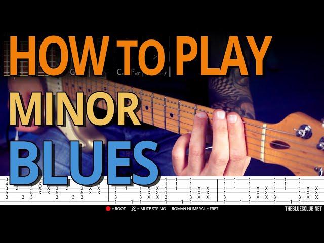 How To Play MINOR 7th CHORDS // Blues Guitar Lesson