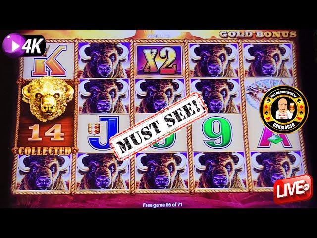 MASSIVE MUST SEE JACKPOT on Buffalo Gold