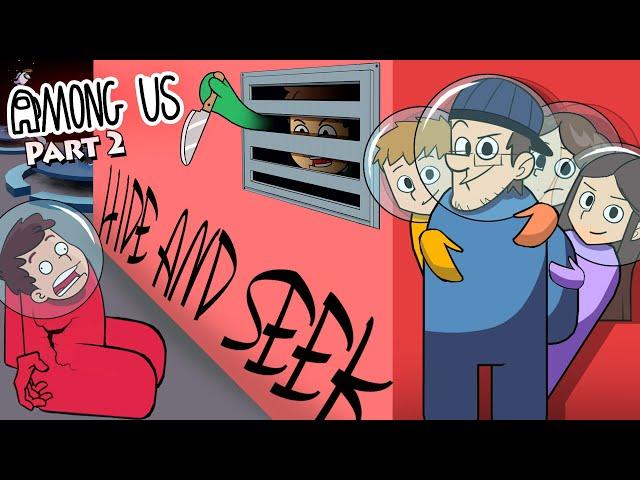 Among Us Hide & Seek but Re-Animated in SPACE (FGTeeV Among Us Movie Theater Video)