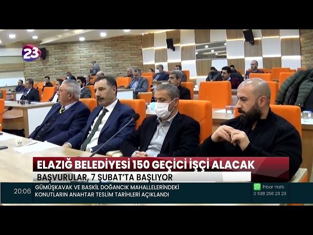 ELAZIĞ BELEDİYESİ İŞKUR ÜZERİNDEN 150 ERKEK İŞÇİ ALIMI YAPACAĞINI DUYURDU