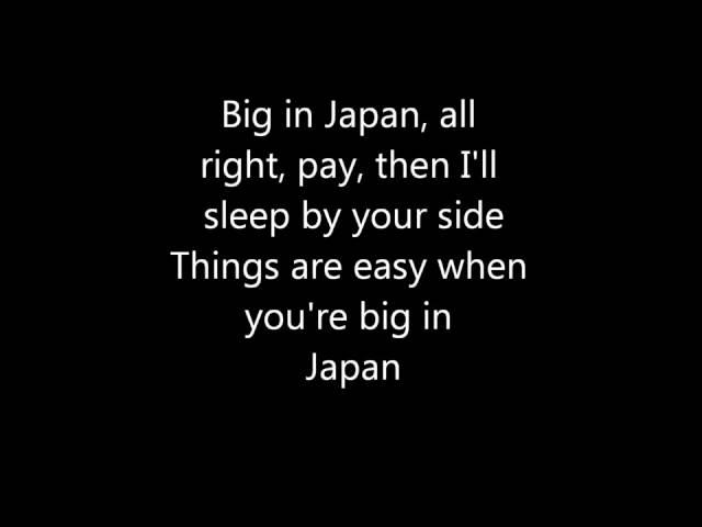 Alphaville   Big In Japan LYRICS