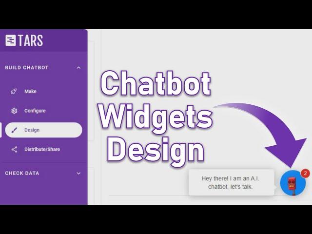 Customizing Widget of your Chatbots | Tars HelpDocs