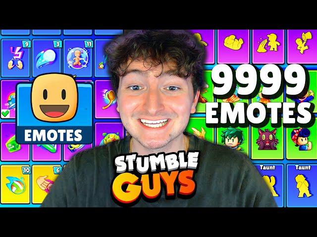 EVERY EMOTE IN MY STUMBLE GUYS INVENTORY!