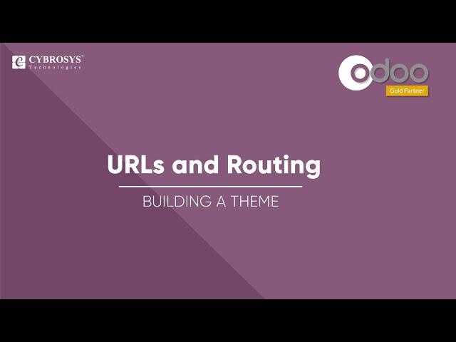 Building a Website - URLs and Routing in Odoo