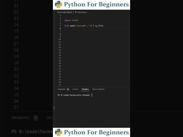 Scraping Text From PDF Using Python | Python For Beginners