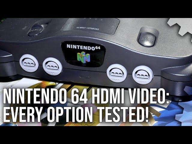 DF Retro: Nintendo 64 HDMI Video Options: EON Super 64, Retrotink 2x, UltraHDMI + N64 RGB!