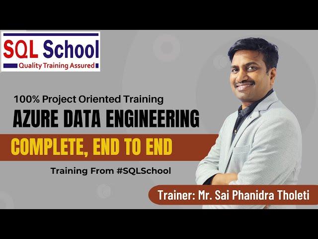 Azure Data Engineering Training from SQL School I #azuredataengineering #azure #sqlschool