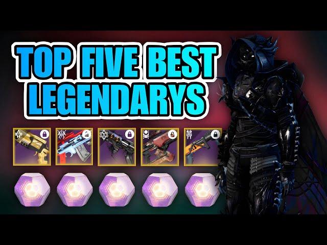 Top 5 BEST Legendary Weapons for PvE | Destiny 2 - Episode: Revenant