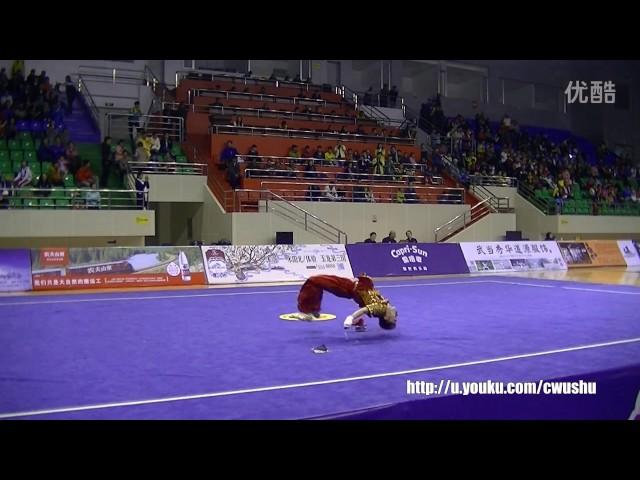 2016 China National Wushu Championship - Men's Double Chainwhip - 1st - Qian Xiaole (Anhui)