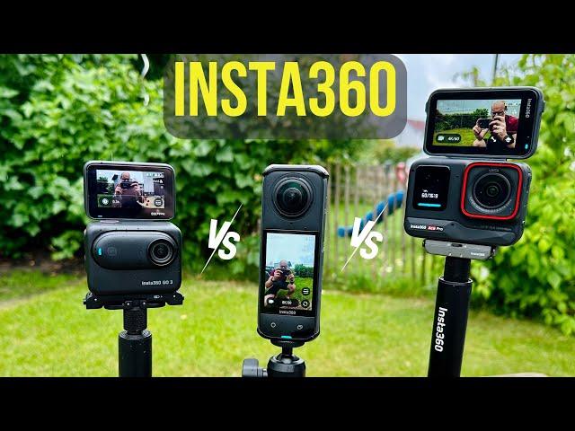 Insta360 X4 vs Ace Pro vs Go 3 im Test