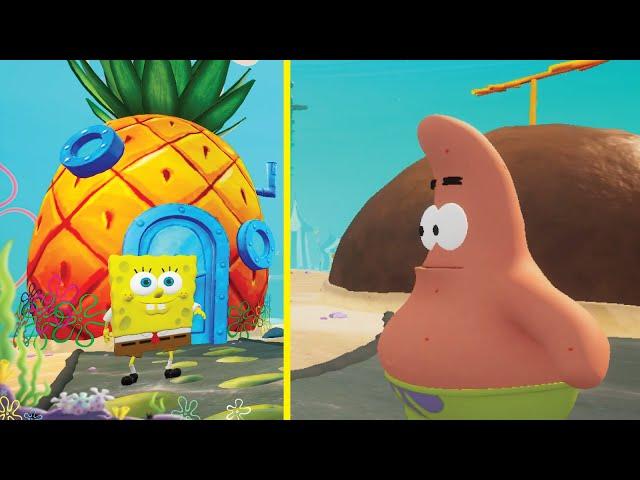 Funny Spongebob Nintendo Switch Game! Spongebob Squarepants: Battle for Bikini Bottom Rehydrated!