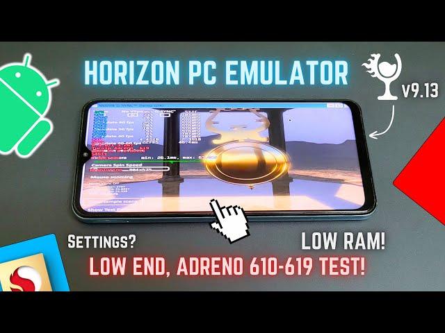 Horizon PC Emulator on Low-End Android Phone TEST - Best Settings!