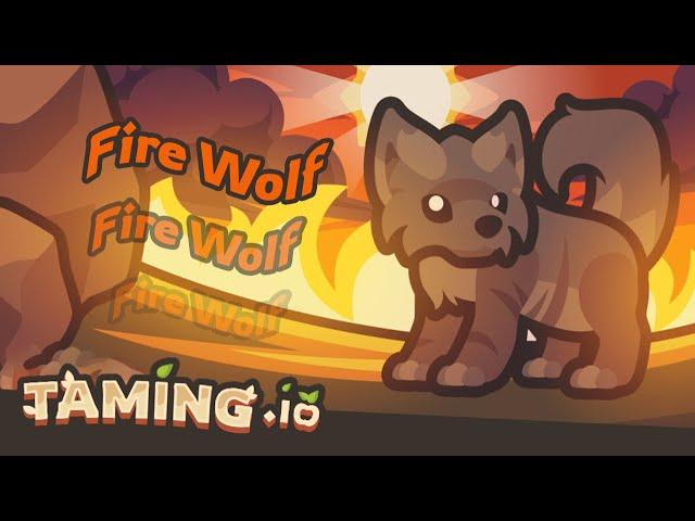 Taming io Triple Fire Wolf Fighting So Overpowered - Insta Kill