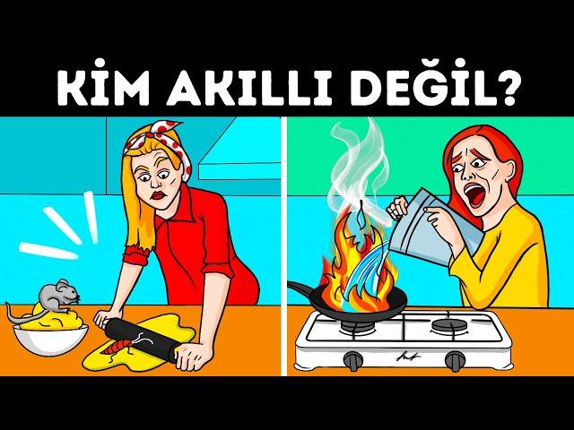 Yetişkinleri Zorlayan Ama Gençlerin Şıp Diye Çözdüğü 18 Bilmece