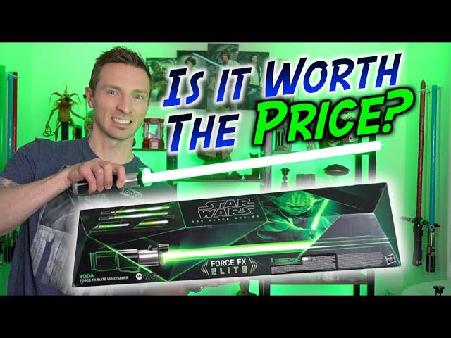 NEW! Yoda Force FX Elite Lightsaber!! Is It Worth the Money??