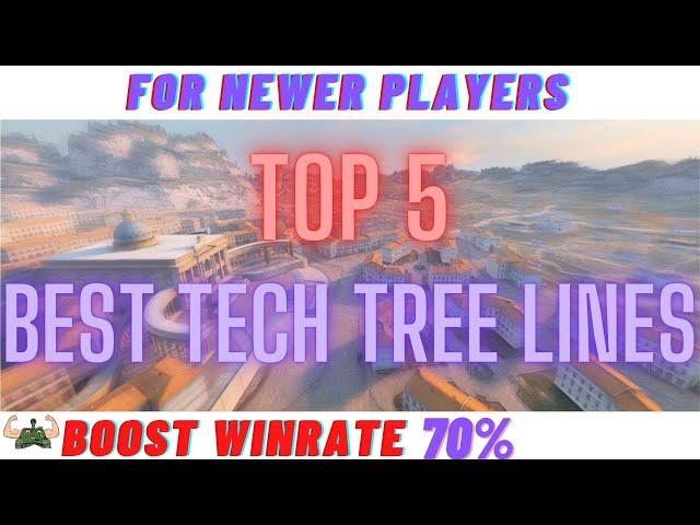 Best Tech Tree Lines for New Players To Increase Stats